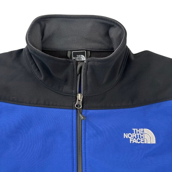 The North Face Men's Apex Bionic 2 Soft Shell Jacket in Blue/Black Size Medium - Picture 3 of 15